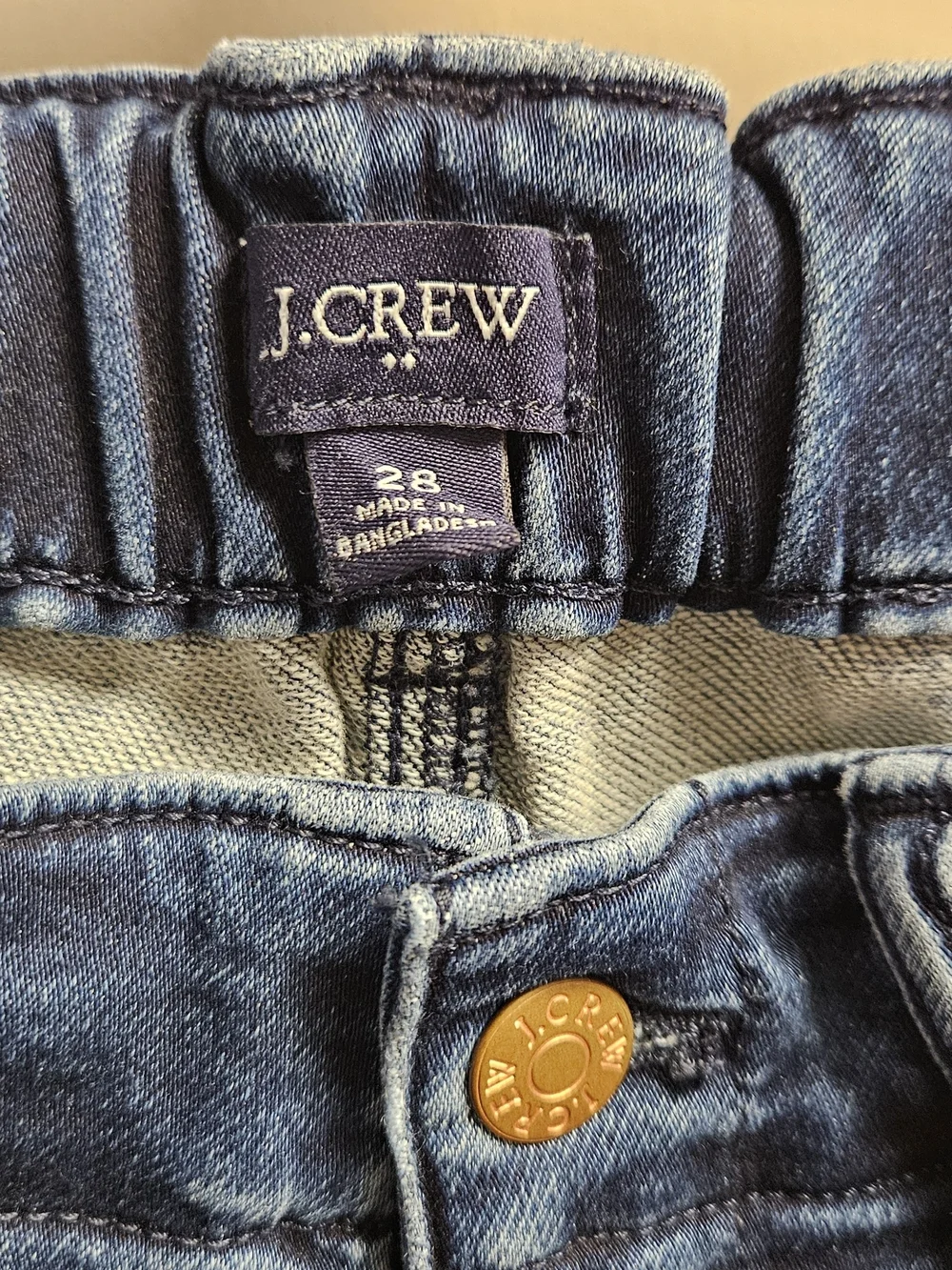J. Crew Women's Utility JoggerJeans in Dark Indigo. Fall, Cozy, Relaxing Fit